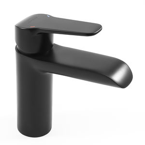 grifo monomando para lavabo / de latón / de baño / con 1 orificio