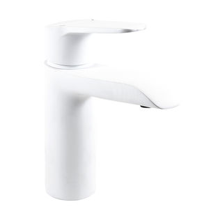 grifo monomando para lavabo / de latón / de baño / con 1 orificio
