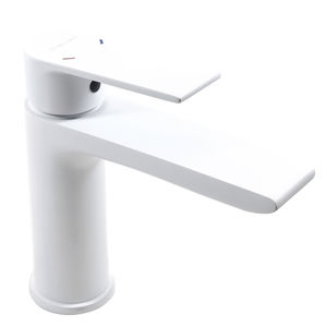 grifo monomando para lavabo / de latón / de baño / con 1 orificio