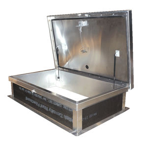 trampilla de inspección para techo / rectangular / de aluminio