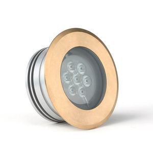luminaria empotrable de suelo / LED RGBW / LED RGB / redonda