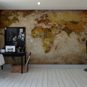 papeles pintados de estilo / de textil no tejido / de vinilo / mapa