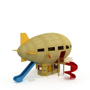 estación de juego para parque infantil / de madera
