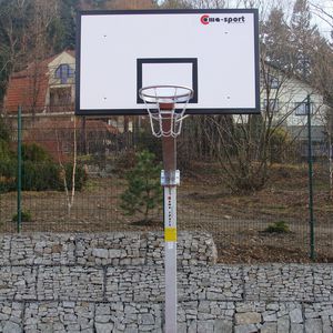 canasta de baloncesto con pie fija