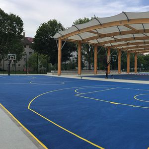 pavimento deportivo de EPDM / para exterior / para campo deportivo