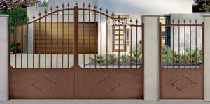 portones correderos / de hierro / de barras / para uso residencial