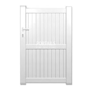 puerta para jardín de aluminio