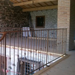 barandilla de hierro forjado / con barrotes / de exterior / para terraza