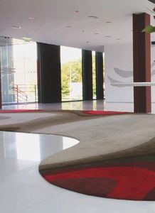 alfombra de diseño original / con motivos / a medida