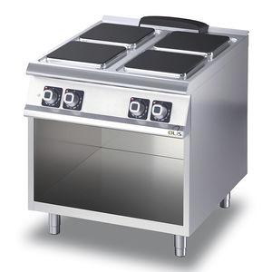parrilla de gas / para suelo / profesional / de acero inoxidable