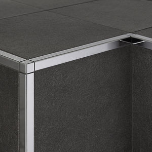 perfil de acabado para ángulo exterior / de latón / de aluminio / de acero inoxidable