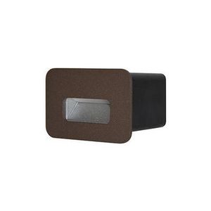 luminaria empotrable de pared / LED / rectangular / de exterior