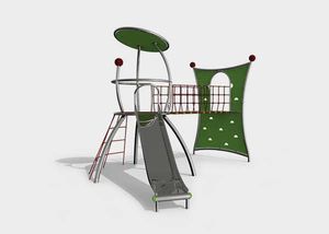 estación de juego de plástico / de madera / de metal / para parque infantil