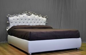 cama extragrande / de estilo / con cabecero / con base de almacenamiento