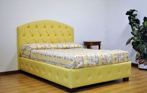 cama de matrimonio / individual / Chesterfield / con cabecero