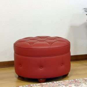 reposapiés Chesterfield / de cuero / de tejido