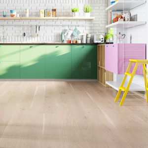 parquet multicapa / para pegar / flotante / de roble