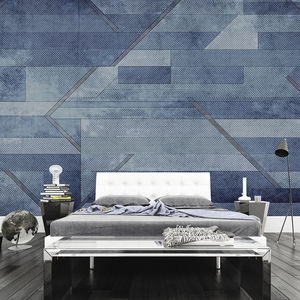 papeles pintados modernos / de tela / de vinilo / con motivos geométricos