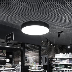 luminaria suspendida / LED / fluorescente / redonda
