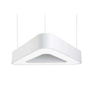 luminaria suspendida / LED / fluorescente / triangular