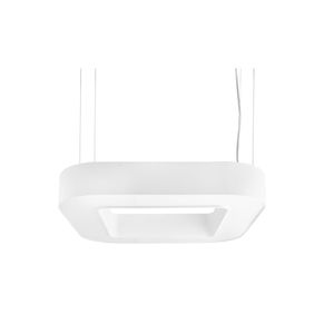 luminaria suspendida / LED / fluorescente / cuadrada