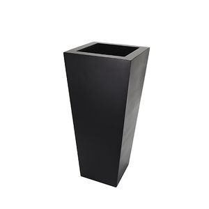 jardinera de fibra de vidrio / cónica / moderna