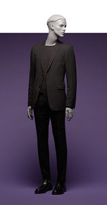 maniquí hombre / realista / sedente