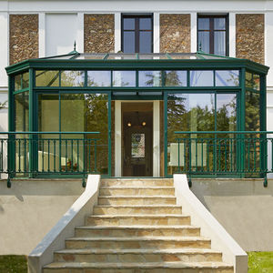 cerramiento de terraza de aluminio / totalmente de vidrio