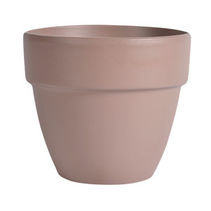 maceta de jardín de terracota / redonda