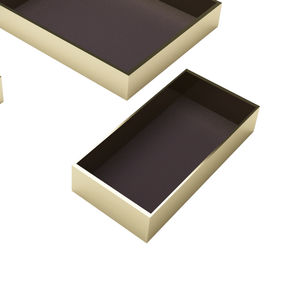vaciabolsillos de mesa / de acero pintado
