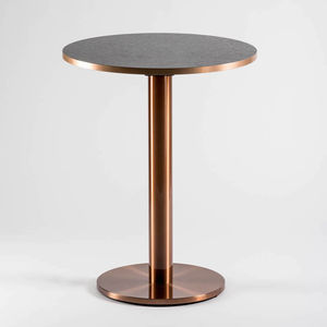 base de mesa de acero con revestimiento en polvo / de acero inoxidable cepillado / de acero inoxidable pulido / moderna