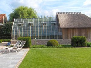invernadero de jardinería / monocapilla / de hierro
