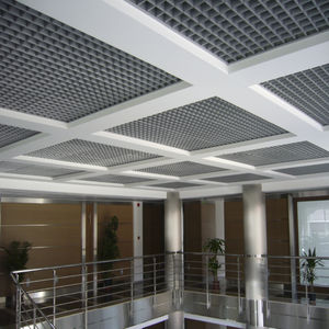 falso techo de metal / tipo panel / decorativo / enrejado