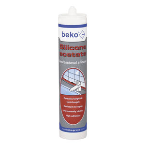 mastique elástico / a base de resina de silicona / de reparación / estanco