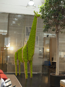 escultura de MDF / de exterior / para hotel / para espacio público