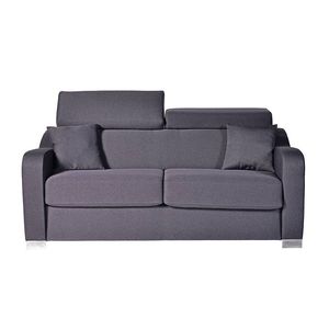 sofá cama / moderno / de tejido / de metal cromado