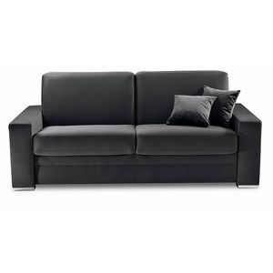 sofá cama / moderno / de tejido / de cuero
