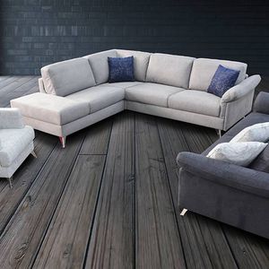 sofá de esquina / cama / moderno / de tejido