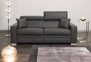 sofá cama / moderno / de tejido / de cuero