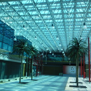 tijeral metálico para piscina / para aeropuerto / para edificios / para estadio