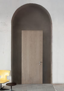 puerta abatible / de madera