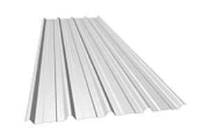 lámina de metal acanalada / de acero galvanizado / para tejado / para fachada