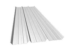 lámina de metal acanalada / de acero galvanizado / para tejado