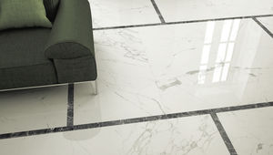baldosa aspecto mármol / de interior / para pavimento / de gres porcelánico