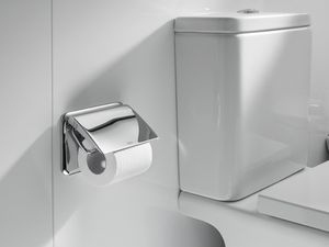 dispensador de papel higiénico de pared / acero inoxidable