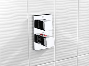 grifo monomando para bañera / de cromo / termostático / de baño