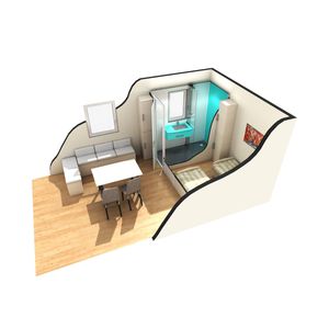 cabina sanitaria para baño