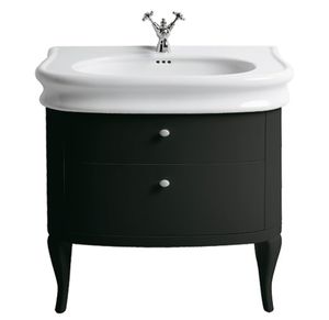 mueble de lavabo de pie / de madera / clásico / con cajones