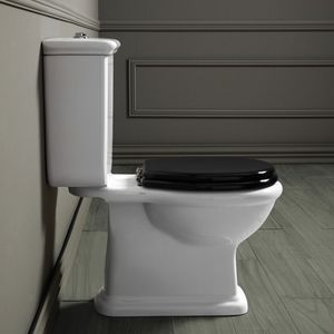 WC monobloque / de cerámica / con accionador de cisterna