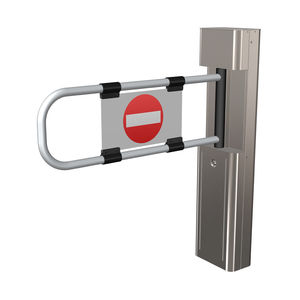 barrera de control de acceso / pivotante / de acero / para edificio público